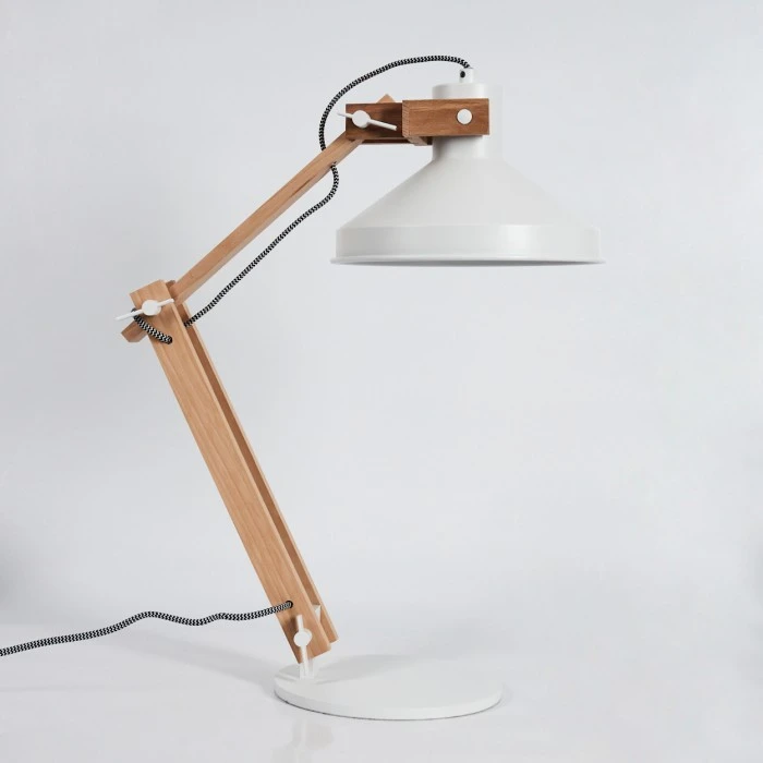 Hofstein Manothe Tischleuchte Weiß, Naturfarben, 1-flammig 10 Hofstein Manothe Tischleuchte Weiß, Naturfarben, 1-flammig – Bild 8