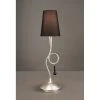 Mantra Paola Tischleuchte Silber, 1-flammig -Günstiges Tischlampen Geschäft mantra paola tischleuchte mantra3535 0
