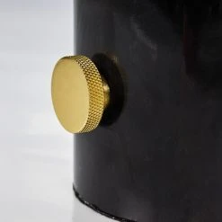 Hofstein Maoro Tischleuchte Messing, Schwarz, Grau, 1-flammig -Günstiges Tischlampen Geschäft maoro tischleuchte h3405901 5