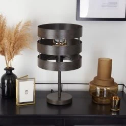 Hofstein Maracoa Tischleuchte Nickel Antik, 1-flammig -Günstiges Tischlampen Geschäft maracoa tischleuchte h3397831 8