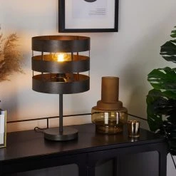 Hofstein Maracoa Tischleuchte Nickel Antik, 1-flammig -Günstiges Tischlampen Geschäft maracoa tischleuchte h3397831 9