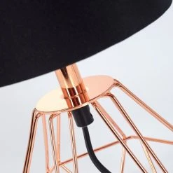 Hofstein Marang Tischleuchte Kupferfarben, 1-flammig -Günstiges Tischlampen Geschäft marang tischleuchte h3454954 2