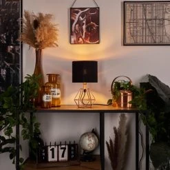 Hofstein Marang Tischleuchte Kupferfarben, 1-flammig -Günstiges Tischlampen Geschäft marang tischleuchte h3454954 6