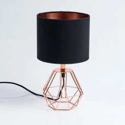 Hofstein Marang Tischleuchte Kupferfarben, 1-flammig -Günstiges Tischlampen Geschäft marang tischleuchte h3454954 7