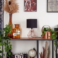 Hofstein Marang Tischleuchte Kupferfarben, 1-flammig -Günstiges Tischlampen Geschäft marang tischleuchte h3454954 9