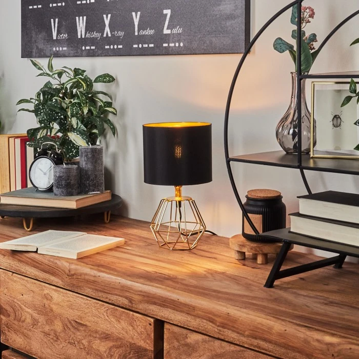 Hofstein Marang Tischleuchte Messing, 1-flammig 9 Hofstein Marang Tischleuchte Messing, 1-flammig – Bild 7