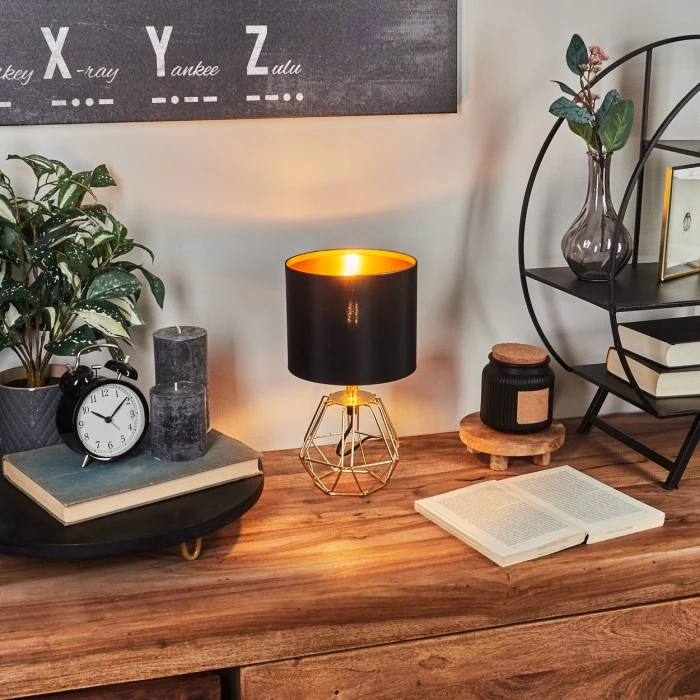 Hofstein Marang Tischleuchte Messing, 1-flammig 11 Hofstein Marang Tischleuchte Messing, 1-flammig – Bild 9