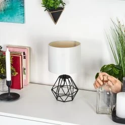 Hofstein Marang Tischleuchte Schwarz, 1-flammig -Günstiges Tischlampen Geschäft marang tischleuchte h3600719 9