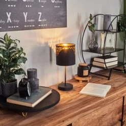 Hofstein Marbach Tischleuchte Schwarz, 1-flammig 18 Hofstein Marbach Tischleuchte Schwarz, 1-flammig -Günstiges Tischlampen Geschäft marbach tischleuchte h3569559 6