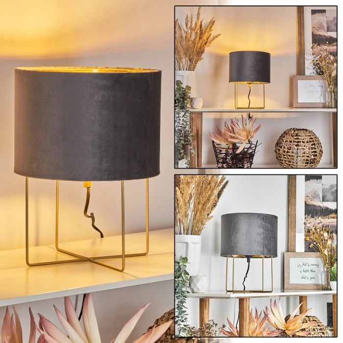 Hofstein Maripi Tischleuchte Gold, 1-flammig 3 Hofstein Maripi Tischleuchte Gold, 1-flammig