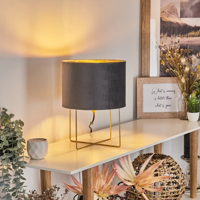 Hofstein Maripi Tischleuchte Gold, 1-flammig 9 Hofstein Maripi Tischleuchte Gold, 1-flammig – Bild 7