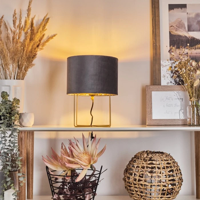 Hofstein Maripi Tischleuchte Gold, 1-flammig 11 Hofstein Maripi Tischleuchte Gold, 1-flammig – Bild 9