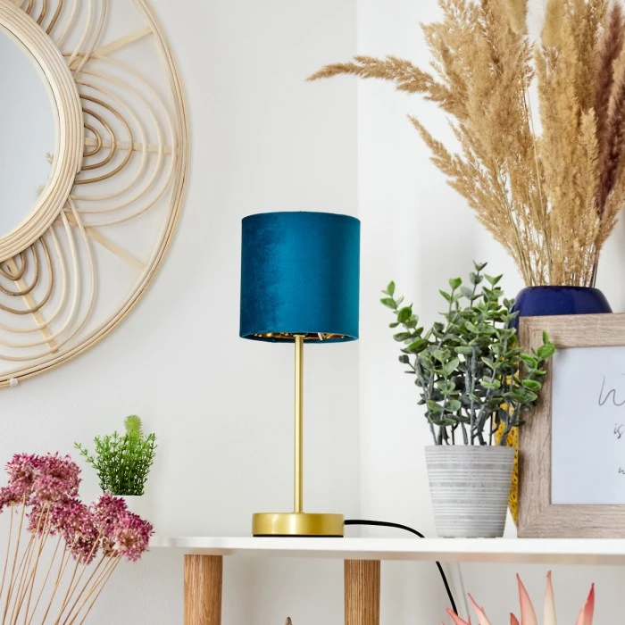 Hofstein Maripi Tischleuchte Gold, 1-flammig 4 Hofstein Maripi Tischleuchte Gold, 1-flammig – Bild 2