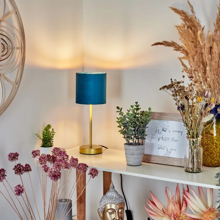 Hofstein Maripi Tischleuchte Gold, 1-flammig 9 Hofstein Maripi Tischleuchte Gold, 1-flammig – Bild 7