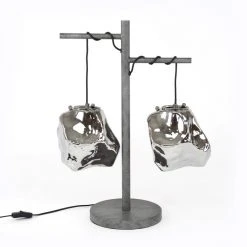 Hofstein Marore Tischleuchte Altsilber, 2-flammig 11 Hofstein Marore Tischleuchte Altsilber, 2-flammig -Günstiges Tischlampen Geschäft marore tischleuchte h3440896 4