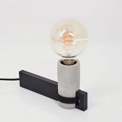 Hofstein Mathelier Tischleuchte Schwarz, Grau, 1-flammig 21 Hofstein Mathelier Tischleuchte Schwarz, Grau, 1-flammig -Günstiges Tischlampen Geschäft mathelier tischleuchte h3453902 7