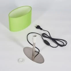 Hofstein Mavulu Tischleuchte Nickel-Matt, 1-flammig 16 Hofstein Mavulu Tischleuchte Nickel-Matt, 1-flammig -Günstiges Tischlampen Geschäft mavulu tischleuchte h3404003 4