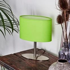 Hofstein Mavulu Tischleuchte Nickel-Matt, 1-flammig 21 Hofstein Mavulu Tischleuchte Nickel-Matt, 1-flammig -Günstiges Tischlampen Geschäft mavulu tischleuchte h3404003 9