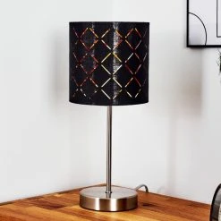 Hofstein Meldal Tischleuchte Nickel-Matt, Schwarz, 1-flammig -Günstiges Tischlampen Geschäft meldal tischleuchte h3368459 13