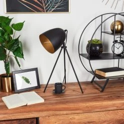 Hofstein Mickelsbo Tischleuchte Schwarz, 1-flammig -Günstiges Tischlampen Geschäft mickelsbo tischleuchte h3536780 11