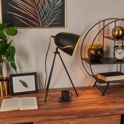 Hofstein Mickelsbo Tischleuchte Schwarz, 1-flammig -Günstiges Tischlampen Geschäft mickelsbo tischleuchte h3536780 8