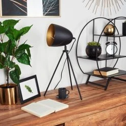 Hofstein Mickelsbo Tischleuchte Schwarz, 1-flammig -Günstiges Tischlampen Geschäft mickelsbo tischleuchte h3536780 9