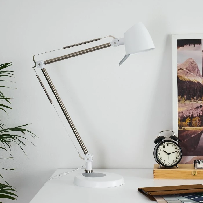 Hofstein Mildura Tischleuchte LED Weiß, 1-flammig 17 Hofstein Mildura Tischleuchte LED Weiß, 1-flammig – Bild 15