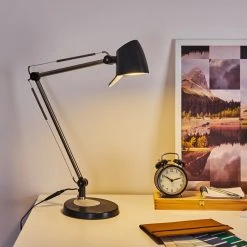 Hofstein Mildura Tischleuchte LED Schwarz, Weiß, 1-flammig 28 Hofstein Mildura Tischleuchte LED Schwarz, Weiß, 1-flammig -Günstiges Tischlampen Geschäft mildura tischleuchte h3325810 7