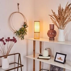 Hofstein Misa Tischleuchte Holz hell, 1-flammig -Günstiges Tischlampen Geschäft misa tischleuchte h3409190 10