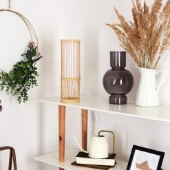 Hofstein Misa Tischleuchte Holz hell, 1-flammig -Günstiges Tischlampen Geschäft misa tischleuchte h3409190 11