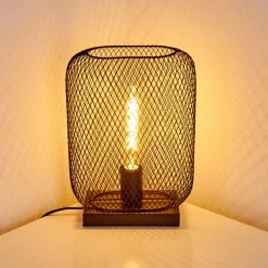 Hofstein Moholm Tischleuchte Schwarz, 1-flammig -Günstiges Tischlampen Geschäft moholm tischleuchte h3362051 2