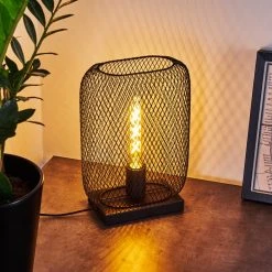 Hofstein Moholm Tischleuchte Schwarz, 1-flammig -Günstiges Tischlampen Geschäft moholm tischleuchte h3370216 4