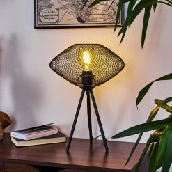 Hofstein Moholm Tischleuchte Schwarz, 1-flammig -Günstiges Tischlampen Geschäft moholm tischleuchte h3412541 10