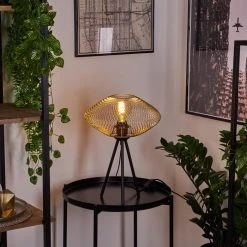 Hofstein Moholm Tischleuchte Schwarz, 1-flammig -Günstiges Tischlampen Geschäft moholm tischleuchte h3453889 6