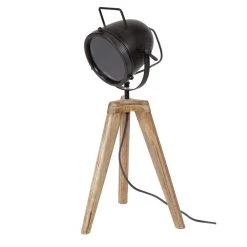 Hofstein Moleto Tischleuchte Holz hell, 1-flammig -Günstiges Tischlampen Geschäft moleto tischleuchte h3017067 2