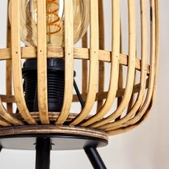 Hofstein Mongolei Tischleuchte Schwarz, 1-flammig -Günstiges Tischlampen Geschäft mongolei tischleuchte h3386972 2