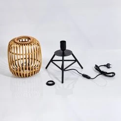 Hofstein Mongolei Tischleuchte Schwarz, 1-flammig -Günstiges Tischlampen Geschäft mongolei tischleuchte h3386972 4