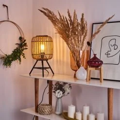 Hofstein Mongolei Tischleuchte Schwarz, 1-flammig -Günstiges Tischlampen Geschäft mongolei tischleuchte h3386972 6