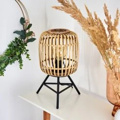 Hofstein Mongolei Tischleuchte Schwarz, 1-flammig -Günstiges Tischlampen Geschäft mongolei tischleuchte h3386972 8