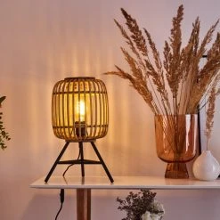 Hofstein Mongolei Tischleuchte Schwarz, 1-flammig -Günstiges Tischlampen Geschäft mongolei tischleuchte h3386972 9