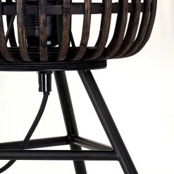 Hofstein Mongolei Tischleuchte Schwarz, 1-flammig -Günstiges Tischlampen Geschäft mongolei tischleuchte h3386996 2