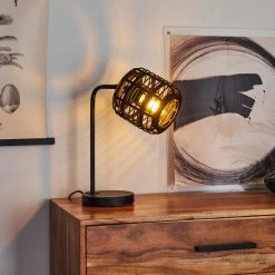 Hofstein Mongolei Tischleuchte Schwarz, 1-flammig 27 Hofstein Mongolei Tischleuchte Schwarz, 1-flammig -Günstiges Tischlampen Geschäft mongolei tischleuchte h3387733 9