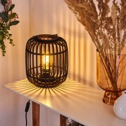 Hofstein Mongolei Tischleuchte Schwarz, 1-flammig -Günstiges Tischlampen Geschäft mongolei tischleuchte h3396087 11