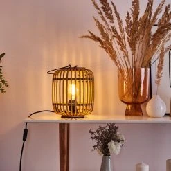 Hofstein Mongolei Tischleuchte Schwarz, 1-flammig -Günstiges Tischlampen Geschäft mongolei tischleuchte h3396124 8