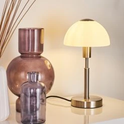 Hofstein Montecristo Tischleuchte Nickel-Matt, 1-flammig -Günstiges Tischlampen Geschäft montecristo tischleuchte h3387672 6