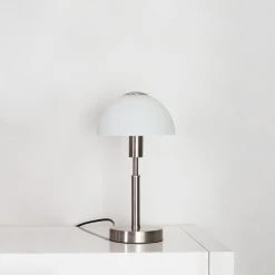 Hofstein Montecristo Tischleuchte Nickel-Matt, 1-flammig -Günstiges Tischlampen Geschäft montecristo tischleuchte h3387672 7