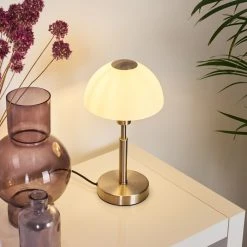 Hofstein Montecristo Tischleuchte Nickel-Matt, 1-flammig -Günstiges Tischlampen Geschäft montecristo tischleuchte h3387672 8