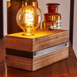 Hofstein Montgomery Tischleuchte Schwarz, Holz dunkel, 1-flammig 21 Hofstein Montgomery Tischleuchte Schwarz, Holz dunkel, 1-flammig -Günstiges Tischlampen Geschäft montgomery tischleuchte h3368596 5