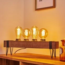 Hofstein Montgomery Tischleuchte Schwarz, Holz hell, 4-flammig 28 Hofstein Montgomery Tischleuchte Schwarz, Holz hell, 4-flammig -Günstiges Tischlampen Geschäft montgomery tischleuchte h3368619 11