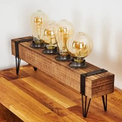 Hofstein Montgomery Tischleuchte Schwarz, Holz hell, 4-flammig 29 Hofstein Montgomery Tischleuchte Schwarz, Holz hell, 4-flammig -Günstiges Tischlampen Geschäft montgomery tischleuchte h3368619 12